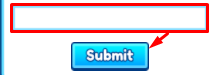 The blank white code box and Submit button in Tapper Fight Extreme