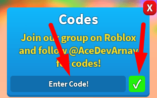 The code redeeming interface in Tapping Fantasy