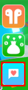 Texting Simulator love heart message icon