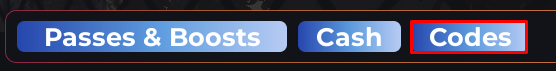 The Chopshop Game codes button