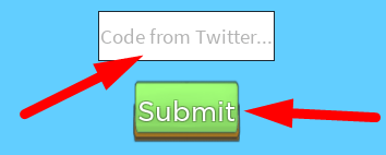 The code redeeming interface in Tiny Town Tycoon