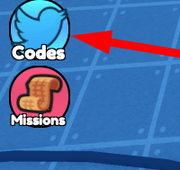 The Codes button in Toilet Defense Simulator X