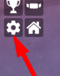 The Settings icon in Tongue Battles