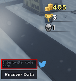 Tower Battles enter code box