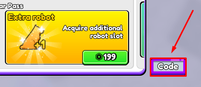Train Robot to Fight code button