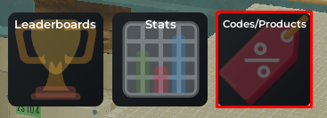 The Codes/Products button in Train Sim