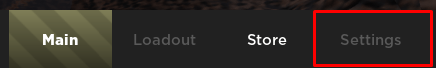 TRENCHES settings button