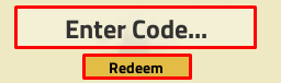 Troll IQ Tower enter codes box and redeem button