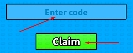 Enter code box and Claim button to redeem codes in Unbox a Motorbike