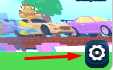 The Settings button in Unbox Your Car