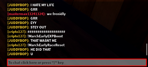 unLimited chat box