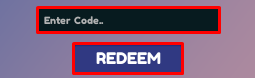 Urban Moto enter codes box and redeem button
