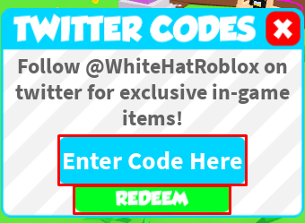Vacuum Simulator enter code box