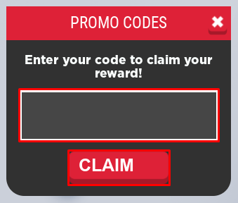 Vans World enter codes box