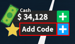 Vehicle Tycoon code button