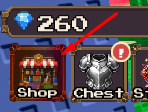Shop icon in VOXEL FIGHTERS
