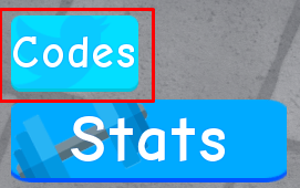 Weight Lifting Simulator 3 codes button