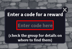 Werewolf enter codes box