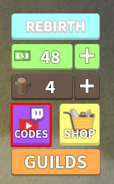 Woodchopping Simulator codes button