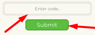 The code redeeming interface in Work at a Cafe