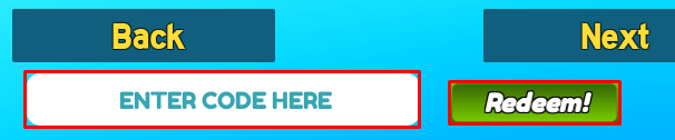 Z-UNIVERSE enter codes box and redeem button