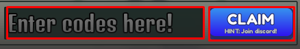 Codes Section in Zombie Army RNG