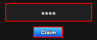 Zombie: HyperLoot enter codes box and claim button