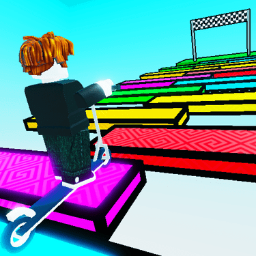 Obby But You're on a Scooter